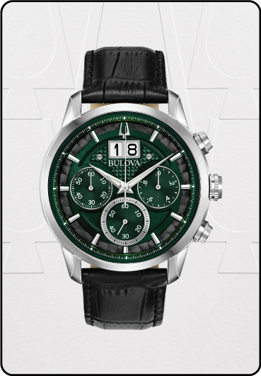 Relógio Bulova Sutton Big Date - 96B310N