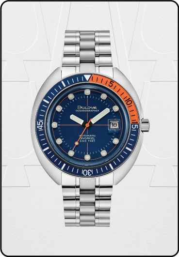 Relógio Bulova Automático Oceanographer - 96B321N