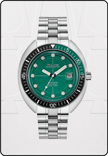 Relógio Bulova Automático Oceanographer - 96B322N