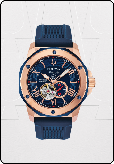 Relógio Bulova Automático Marine Star - 98A227N